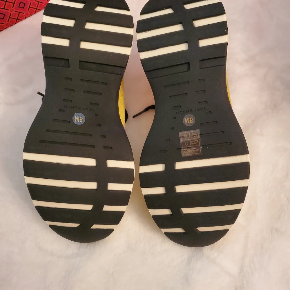 NEW! TORY BURCH FABULOUS, CHIC, & SEXY KICK TRAINER REMEMBER STR SNEAKERS SHOES - Picture 9 of 11